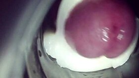 Hey, check out my fleshlight getting filled with a hot creampie inside