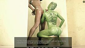 Asian Girl Rides Monster Cock Hard!