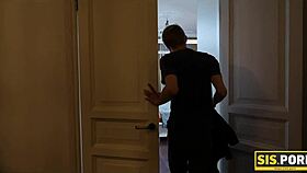 Blindfolded Cutie Accidentally Seduces Her Lucky Stepbrother in Fun Mix-Up