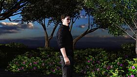 Aaron and Issa in baby bump story