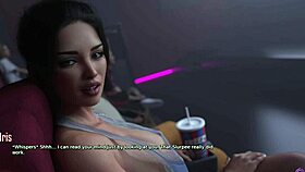 Stepsister blows me during the movie