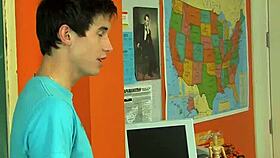 Adorable Gay Skyelr Bleu and Kalob Bridge in a Casual Encounter