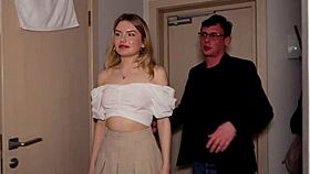 Student fucks teacher blonde!