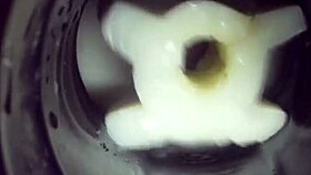 Hey, check out my fleshlight getting filled with a hot creampie inside