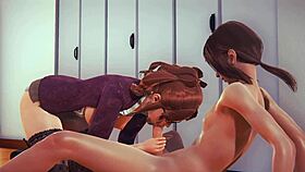 Watch Emily get licked and creampied in uncensored hentai.