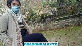 outdoor blowjob in park while neighbors watch nearby