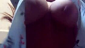 I fuck my girlfriend's busty friend on the rooftop