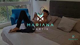 my voyeur stepbrother spies on mariana martix, leaving her ass covered in cum after taboo encounter