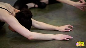 after ballet class, these super sexy gay girls enjoyed eating each others pink tacos.