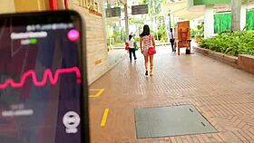 Martinasmith's Passionate Squirt in the Mall Amid Voyeurs