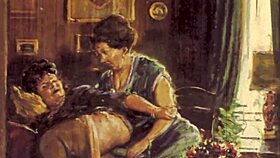 Vintage cartoon illustrations of anime hentai