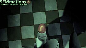 Fnaf 2 and SB Vanny Interacts with Toy Chica in 3D Scene