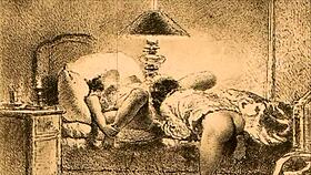 what makes vintage erotic illustrations so captivating and bold?