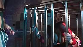 gianna michaels' big breasts bounce in titty fuck and rough pounding