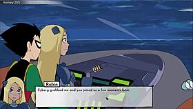 18titans episode 54 features terra in an anime dating game