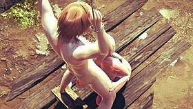 naruto hentai tsunade threesome with creampie