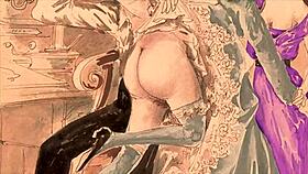 Vintage Erotic Drawings From Retro Cartoon Anime Hentai