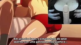 Hatsukoi Jikan ep 1: Nerdy Ivy in hentai with big nipples and curvy tits.