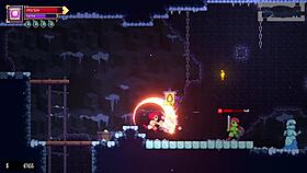 Scarlet maiden challenges third floor boss in hentai game sex scene