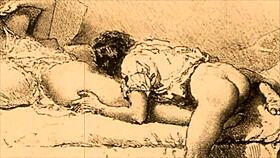 what makes vintage erotic illustrations so captivating and bold?