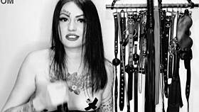 Dominatrix Nika Commands Jerk Off And Cum Eat!