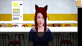 my new famly 132 with redhead teen