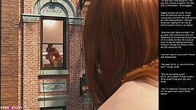 big apple small gesture in 3d cartoon episode 16 with sexy comics 😏