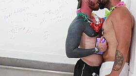 Big Cock Fun In The Bathroom?