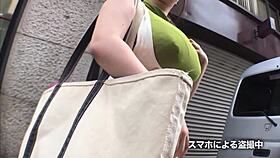 Japanese busty model shows off big tits in rare footage