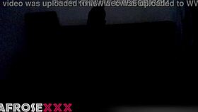 Beautiful black Latina girl flaunts her huge pussy and big boobs.