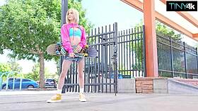 Emma Rosie Tries Out Her New Dance Moves On Stage