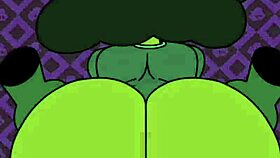 carol's bombastic workout banging with futanari group in both versions?