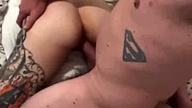 Xxxhotwife couple has intense sex at home