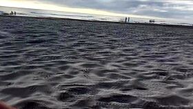 milf didnt expect anal fucking on public beach in front of everyone watching