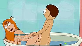 I am summer smith from rick and morty finding my way back home with text to speech and some wanking