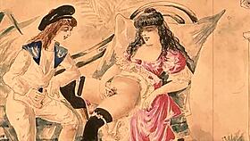 Vintage Erotic Drawings From Retro Cartoon Anime Hentai