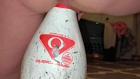 EXTREME TOY INSERTION MAKES GERMAN MILF SQUIRT HARD