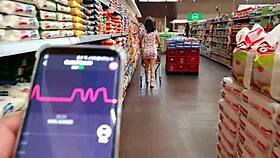 Martinasmith's Passionate Squirt in the Mall Amid Voyeurs