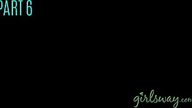 shyla jennings and sasha heart share the bed, licking each other's latina teen pussies.