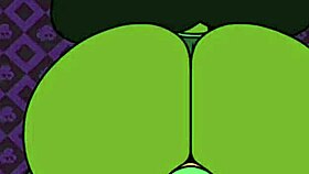 carol's bombastic workout banging with futanari group in both versions?