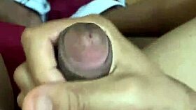 Gay Guy Shows Off His 5cm Dick