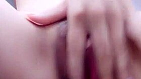 Asian Girl Helps Herself With Intense Pleasure?