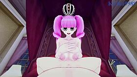 Perona and Carrot in One Piece POV Hentai