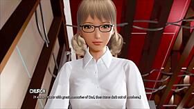 Mature curvy 3D cartoon character plays ripples full gameplay part 4