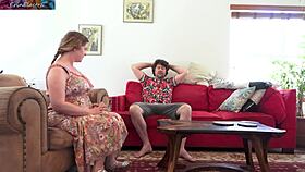 Stepmom's Bet Might Lead to Taboo Creampie Regret?