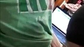 Young and old amateurs engage in deepthroat and face fucking action