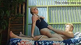 meryledyxxx enjoys a nice ride with a stranger in the open air