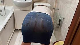 Milf flaunts her ass for intense anal while husband’s away