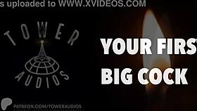 listen to your first big cock dirty talk audio story