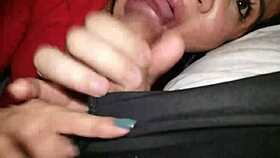 Bianca goes to cinema, gets ass fucked, licks cum off